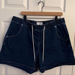 Lane Bryant Women's Dark Blue Jean Shorts